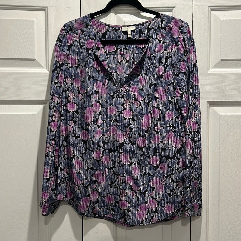 Joie Silk Blouse, Size Large